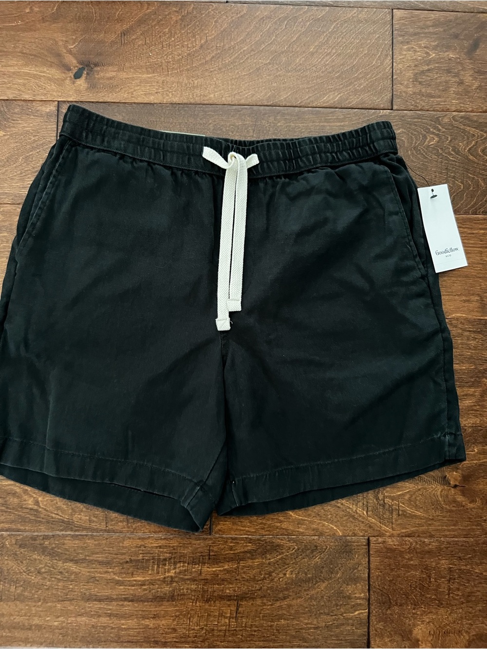 Goodfellow & Co Black Pull-On Shorts with White Tag